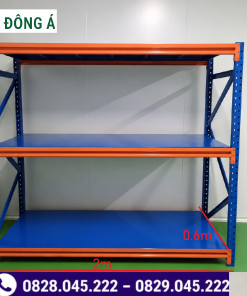 Kệ Trung Tải 300kg/ tầng : Cao 1.5m x Rộng 0.6m x Dài 2m ( 3 mâm )